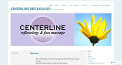 Desktop Screenshot of centerlinereflexology.com